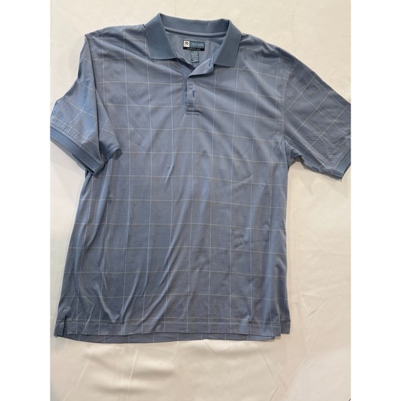 Jos. A. Bank Other - Jos. A. Bank Leadbetter Golf Polo Shirt Men's L Blue Check Cotton
